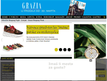 Tablet Screenshot of grazia.rs