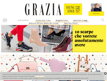 Tablet Screenshot of grazia.it