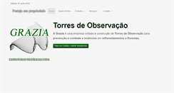 Desktop Screenshot of grazia.com.br