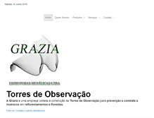 Tablet Screenshot of grazia.com.br