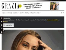 Tablet Screenshot of grazia.nl